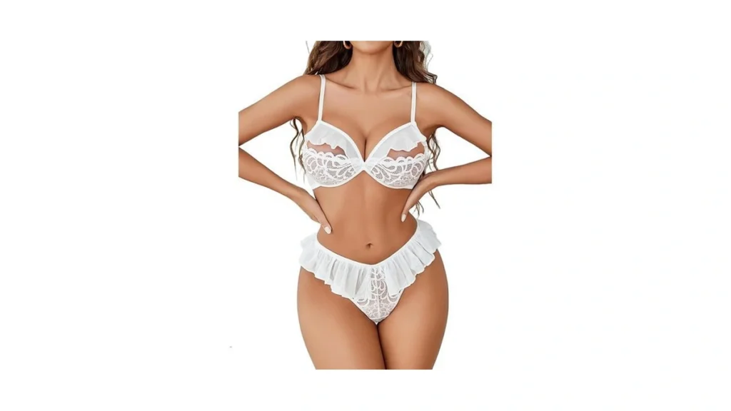 Amazon code: Avidlove Lace Bra And Panty Set Women S