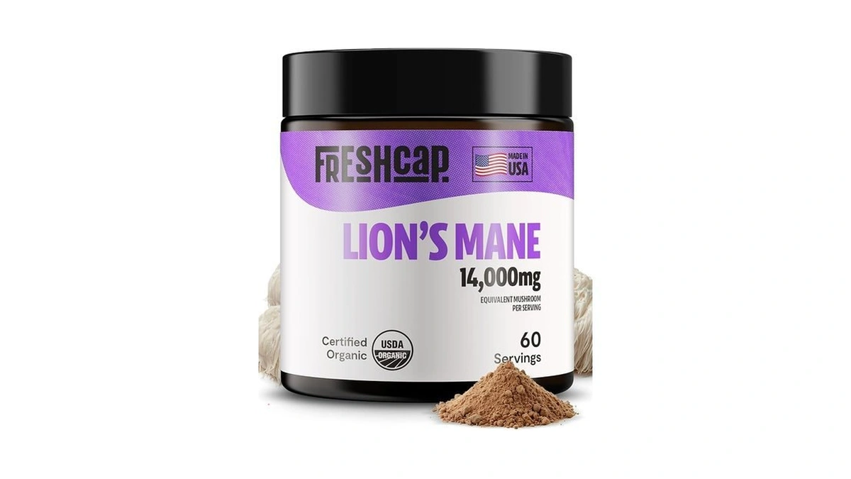 Amazon coupon: Freshcap Mushrooms Lions Mane Supplement