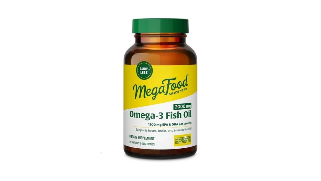 Amazon coupon: Megafood 2000mg Fish Oil Omega 3 Supplem