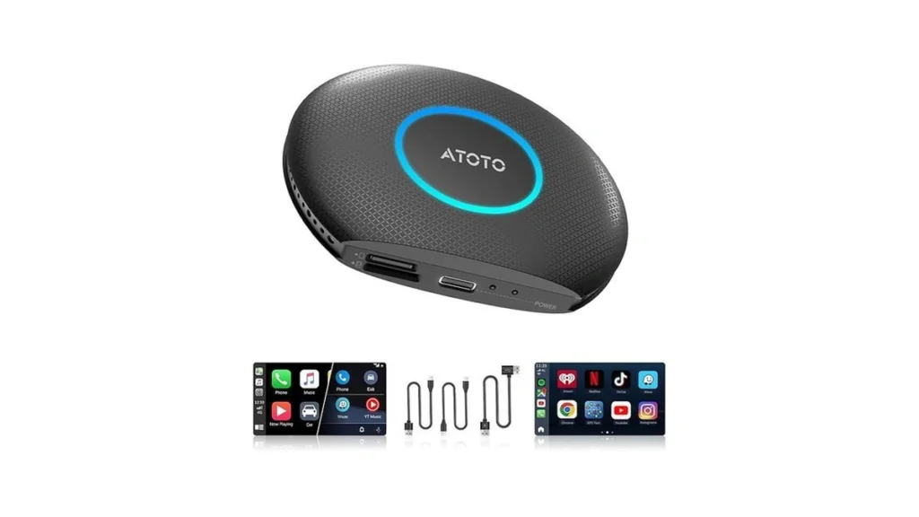 Amazon code: Carplay Android Auto Wireless Adapter 6-