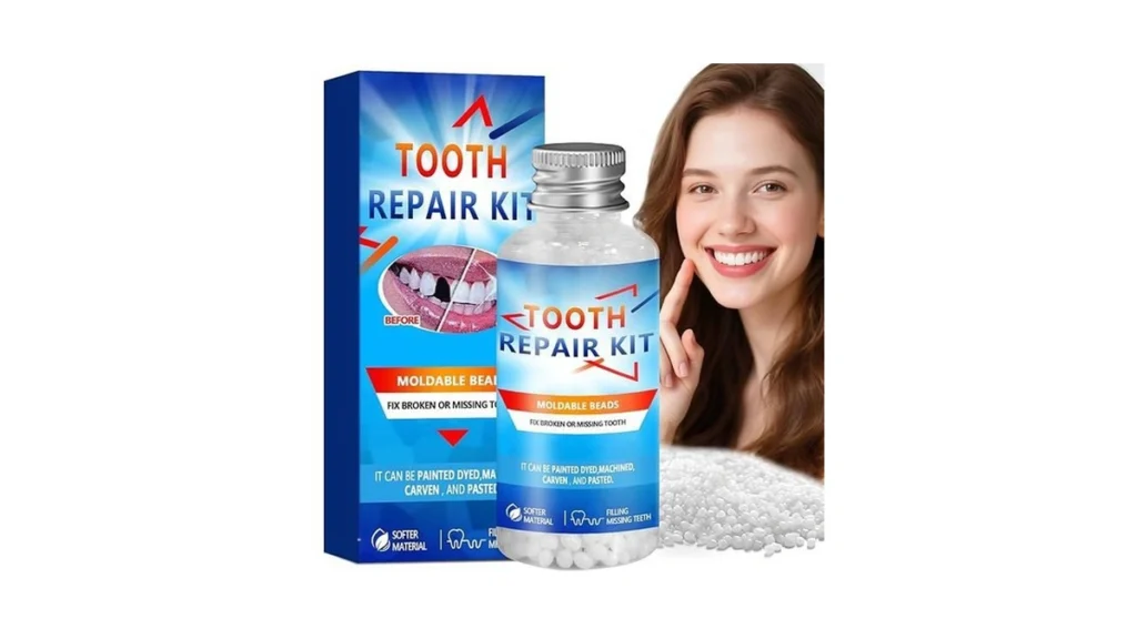 Amazon coupon: Tooth Repair Kit Moldable False Teeth Be