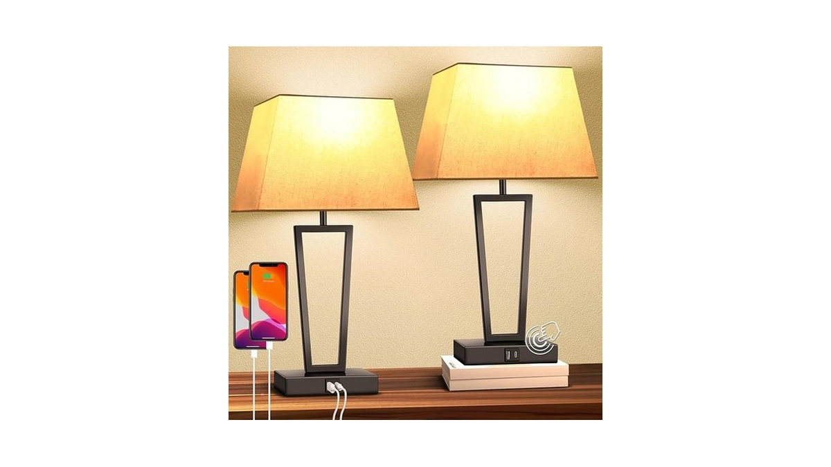 Amazon code: Ledikon Touch Bedside Lamps Set Of 2 For