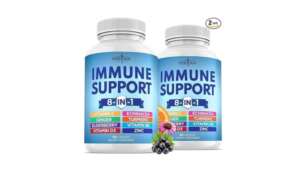 Amazon coupon: New Age 8 In 1 Immune Support Booster Su