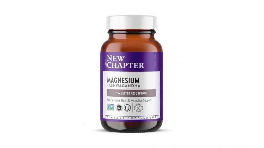 Amazon coupon: New Chapter Magnesium Ashwagandha Supple