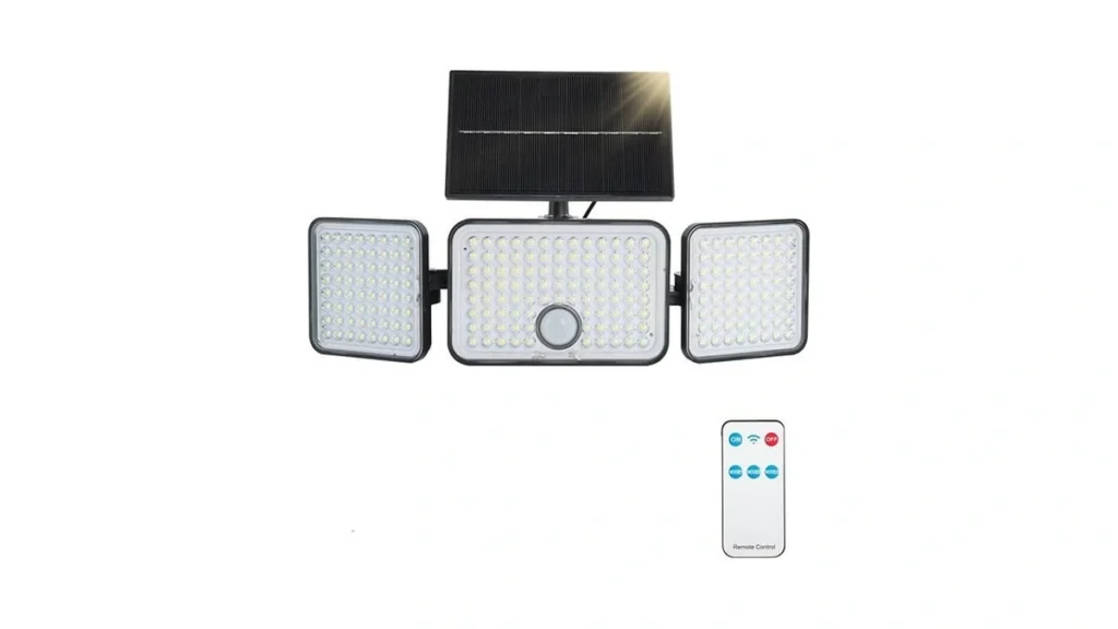 Amazon coupon: Lanmel Solar Flood Lights 3000lm 223 Led
