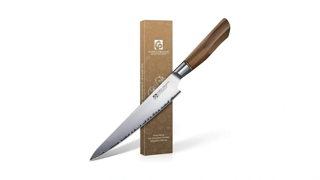 Amazon coupon: Purple Dragon Gyuto Chef Knife 7 5 Inch