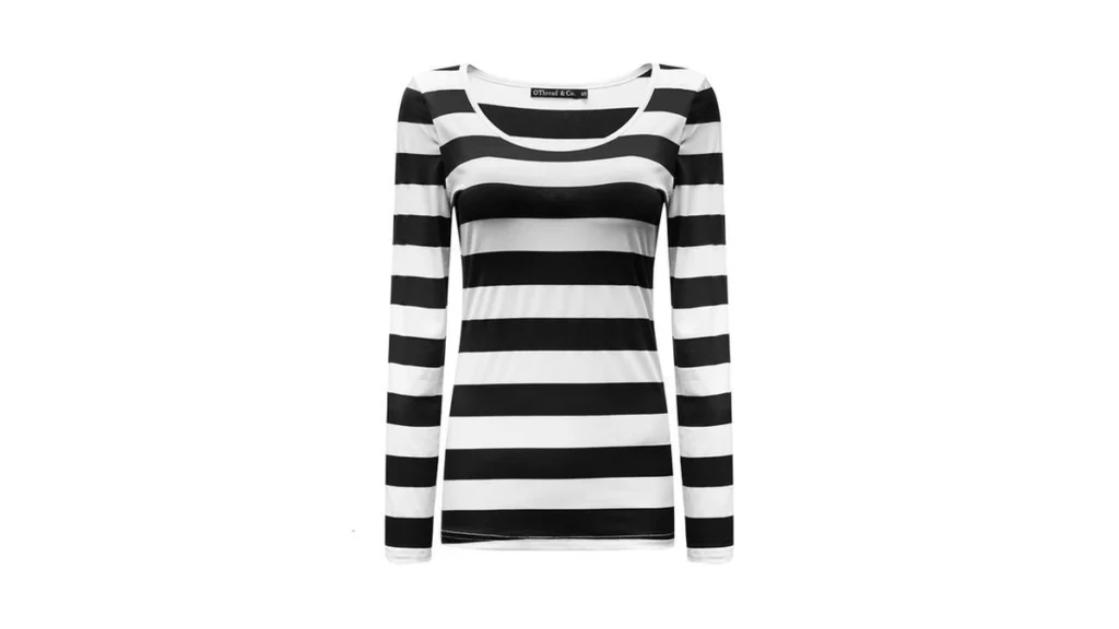 Amazon coupon: Othread Co Women S Long Sleeve Striped T