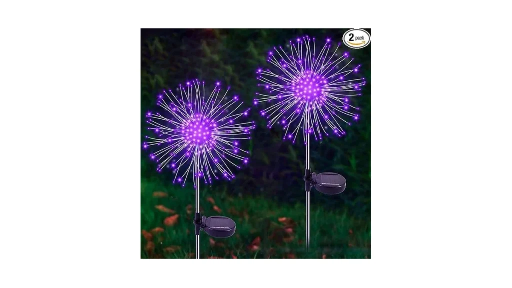 Amazon code: Solar Garden Lights Outdoor 2 Pack 120 L
