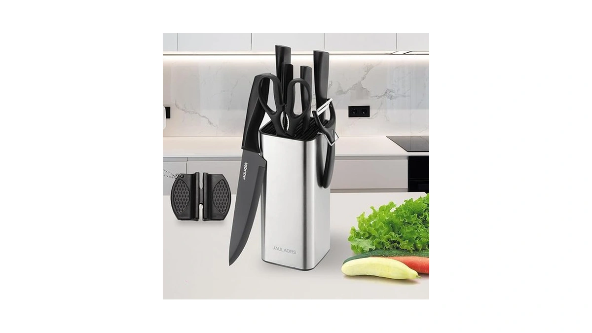 Amazon code: Jaulaors Knife Set 9 Pieces Knives Set F