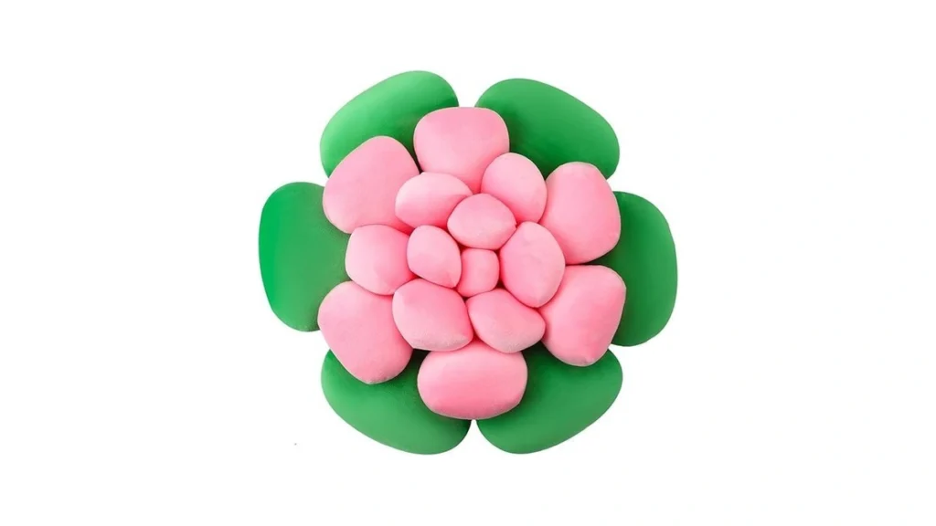Amazon coupon: Zerzsemp 3d Flower Pillow Velvety Plush