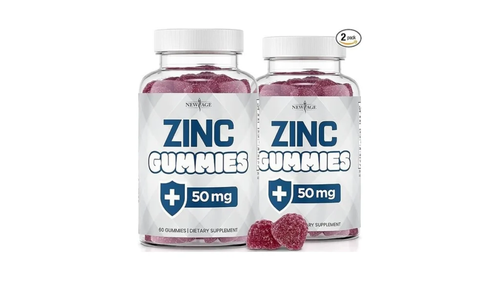 Amazon coupon: New Age Zinc Gummies - 2 Pack - 50mg Hig