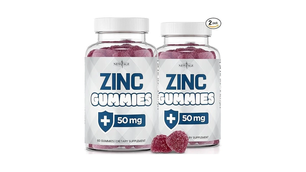 Amazon coupon: New Age Zinc Gummies - 2 Pack - 50mg Hig