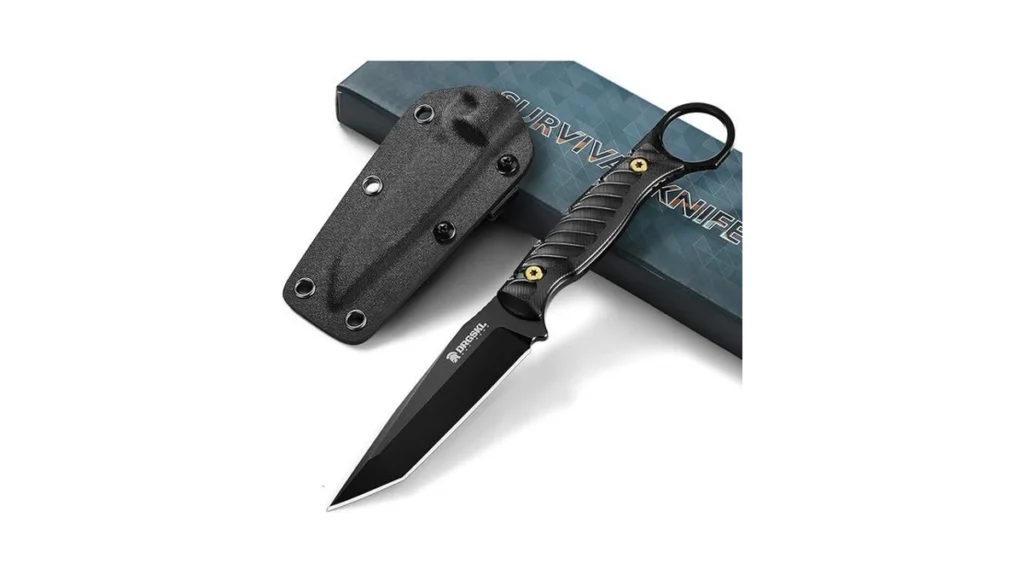 Amazon coupon: Drgskl Tanto Fixed Blade Knife - Full Ta