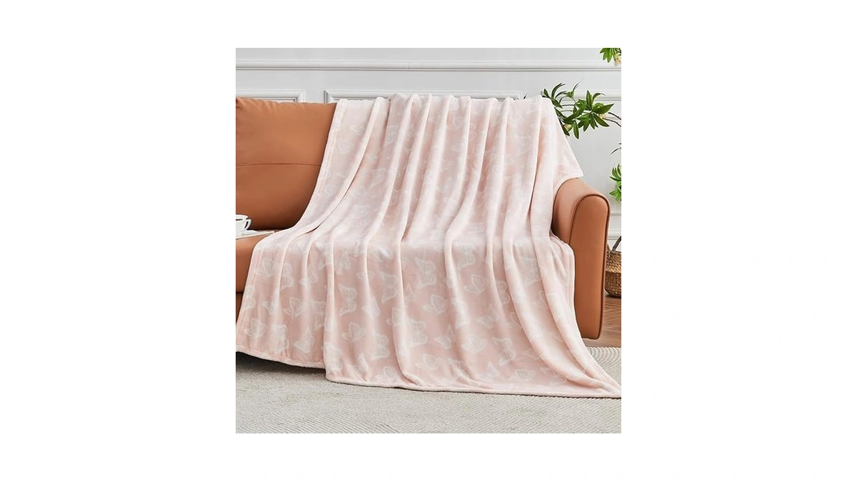 Amazon coupon: Gogreen Cozy Flannel Blanket Printed -th