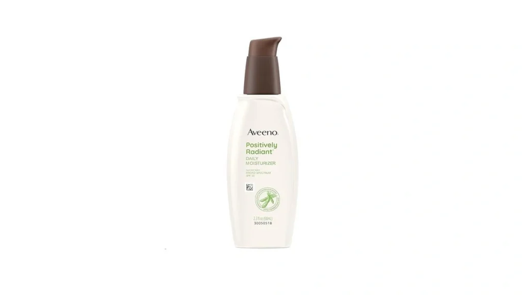 Amazon coupon: Aveeno Positively Radiant Face Moisturiz