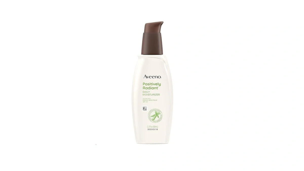 Amazon coupon: Aveeno Positively Radiant Face Moisturiz