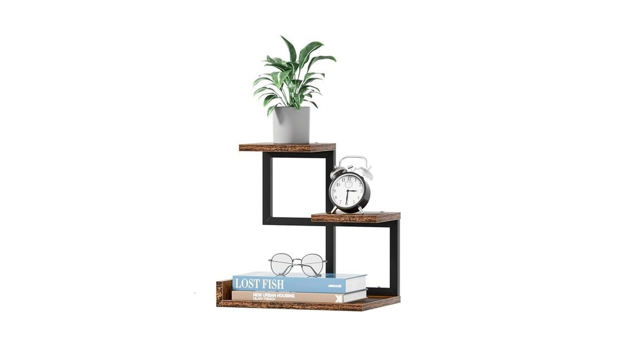 Amazon code: Gannyfer Desk Shelf Organizer - Wood Des