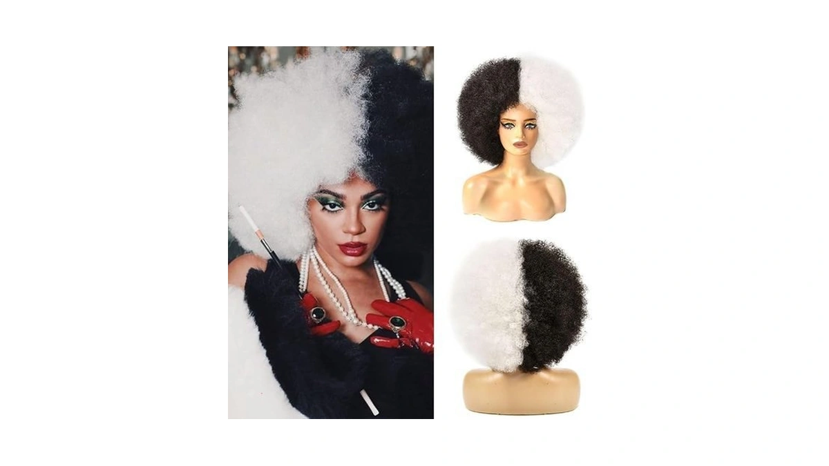 Amazon code: Fyimuyi Afro Wig For Black Women Short C