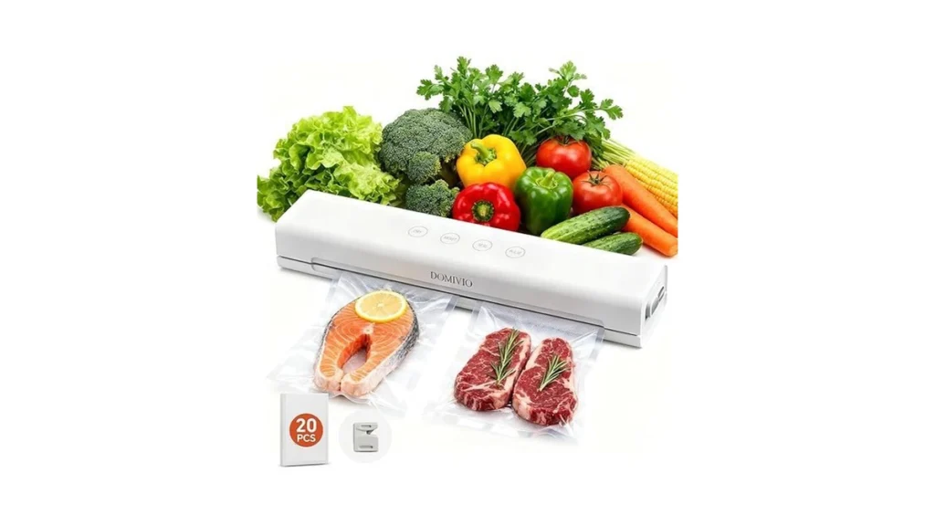 Amazon code: Dovimio Vacuum Sealer Machine For Food 4