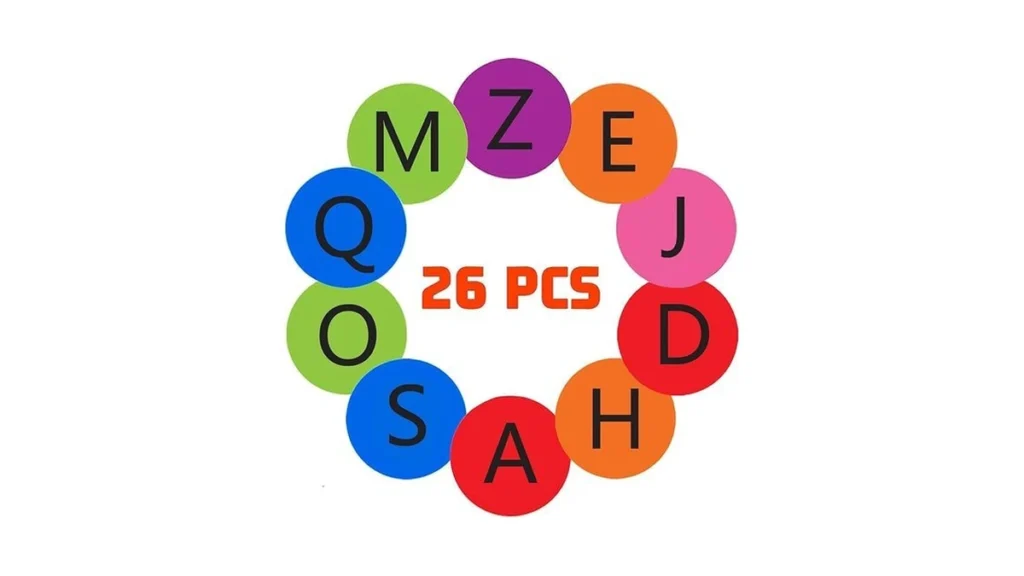 Amazon code: Sit Carpet Classroom Dots 26pack Alphabe