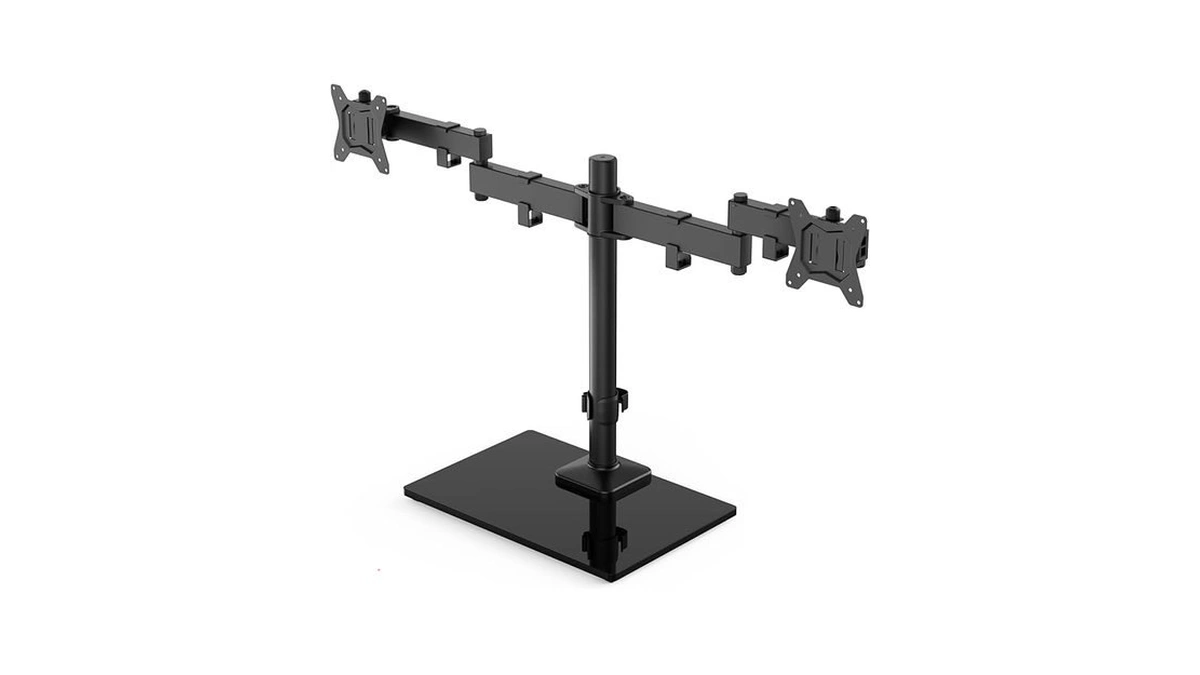 Amazon coupon: Huanuo Freestanding Dual Monitor Stand 3