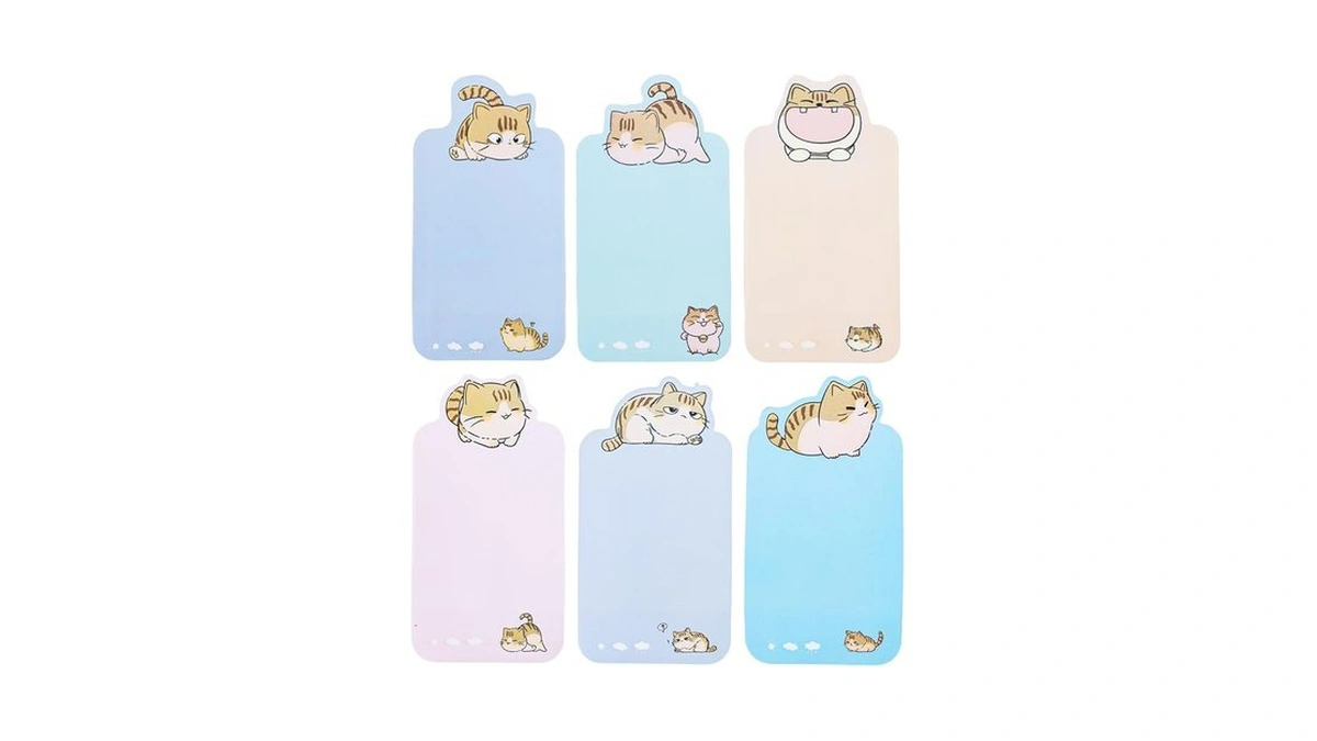 Amazon code: M G Funny Cat Sticky Notes Set Cartoon C
