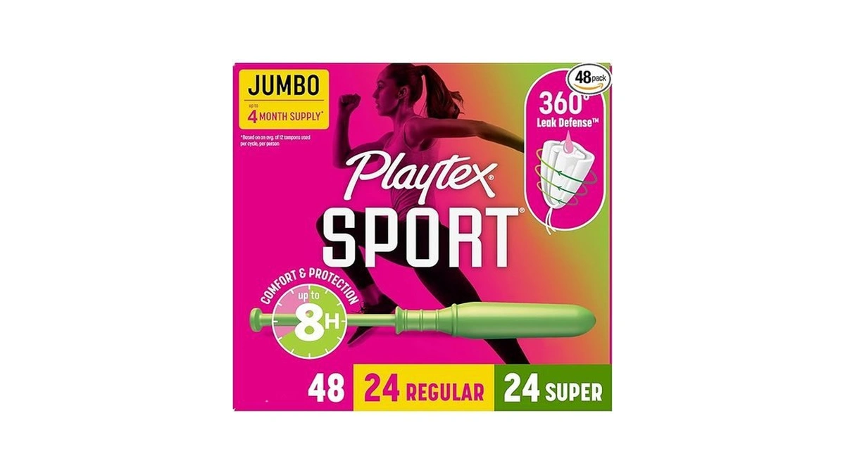 Amazon coupon: Playtex Sport Tampons Multipack 24ct Reg