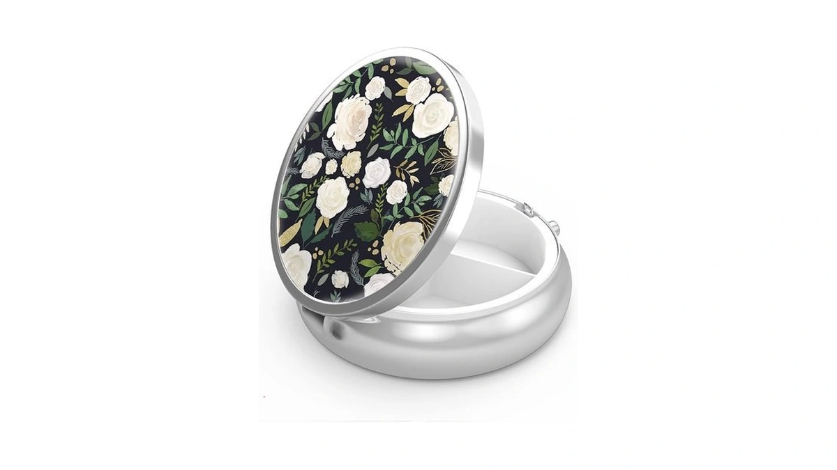 Amazon code: Pill Box 3 Compartment Small Pill Case P