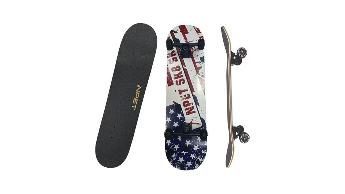 Amazon code: Npet Pro Skateboard Complete 31 Inch 7 L