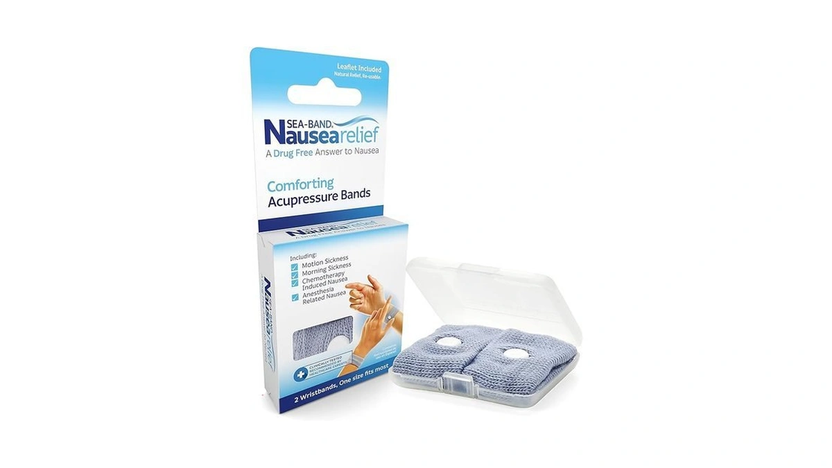 Amazon coupon: Sea-band Anti-nausea Acupressure Wristba