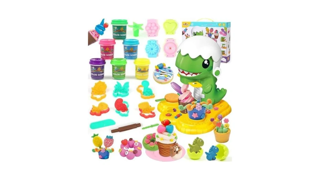 Amazon code: Dinosaur Color Dough Sets For Kids Ages