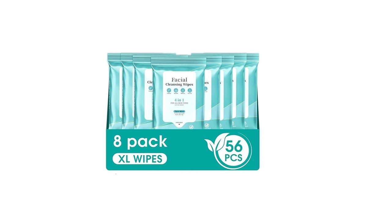 Amazon code: Facial Cleansing Wipes Tea Tree Oil Extr