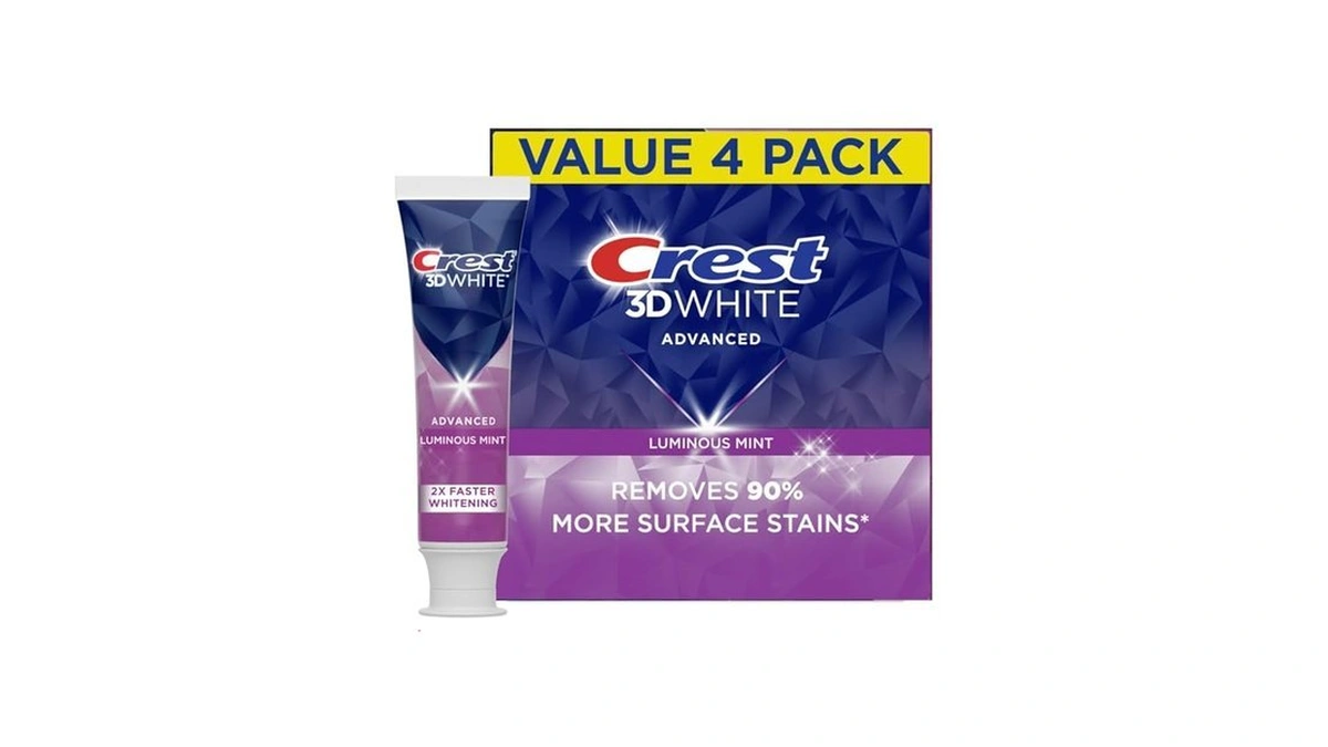 Amazon coupon: Crest 3d White Advanced Luminous Mint Te