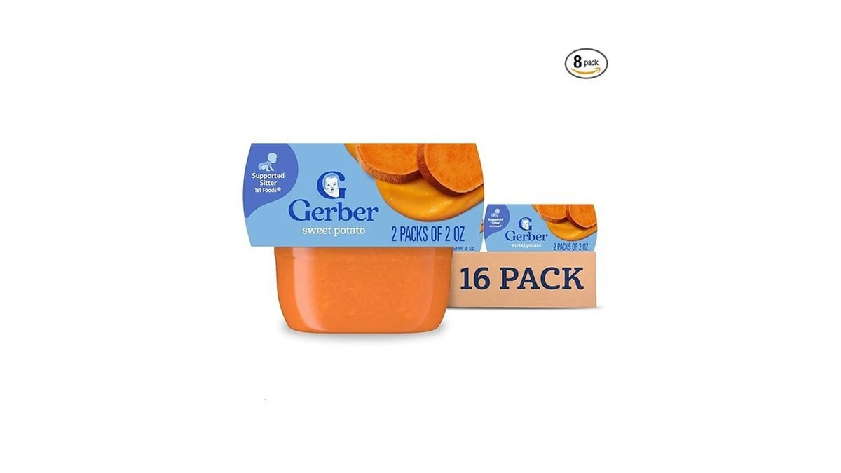 Amazon coupon: Gerber Stage 1 Baby Food Sweet Potato Pu