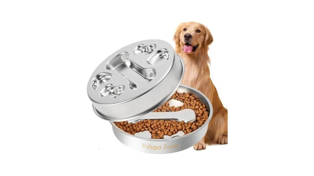 Amazon code: Velupet Zoom Slow Feeder Dog Bowls Non-s