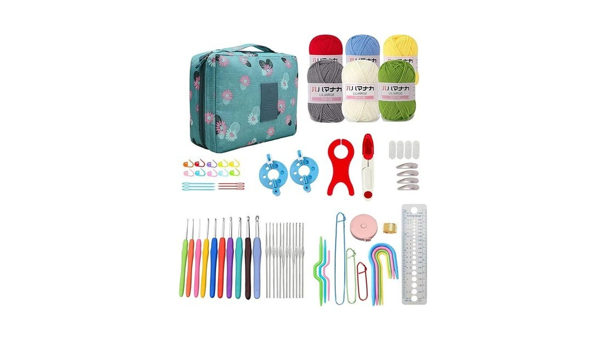 Amazon code: Leechy Crochet Kit For Beginners Adults
