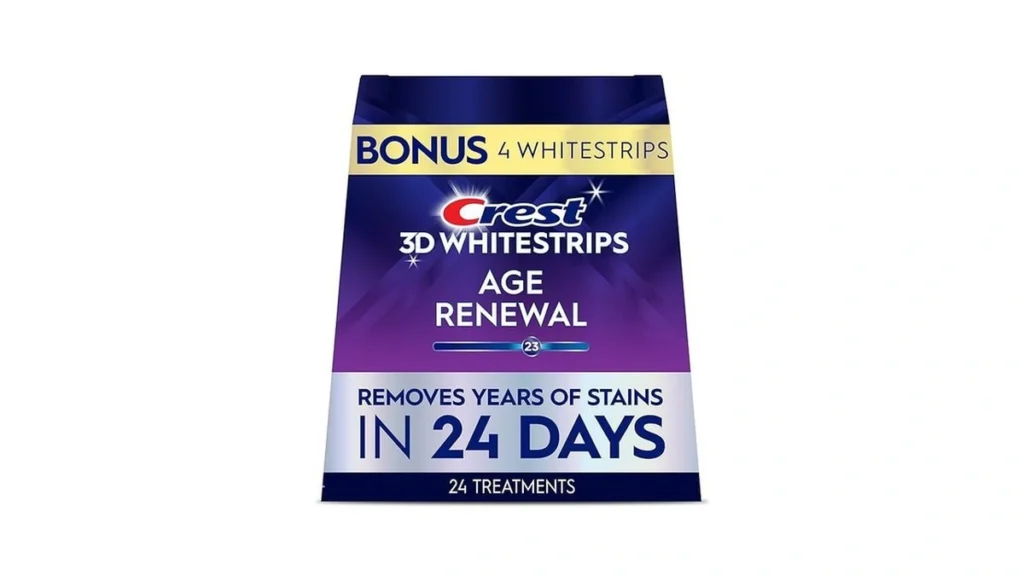 Amazon coupon: Crest 3d Whitestrips Age Renewal Teeth W
