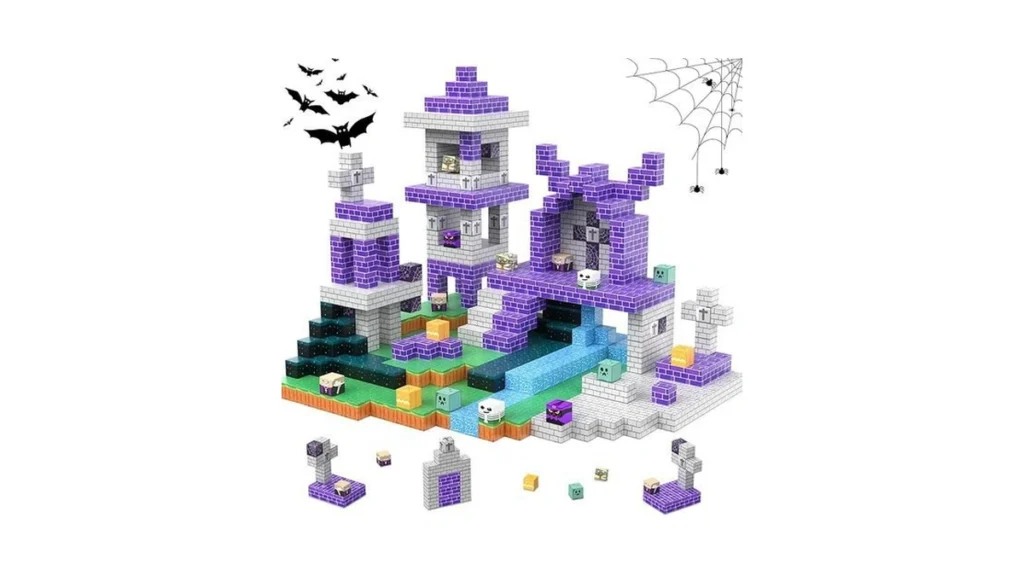 Amazon coupon: Magnetic Blocks Halloween Building Toys