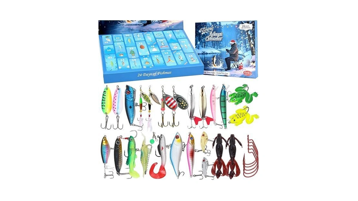 Amazon code: Fishing Lure Advent Calendar 2025 Advent