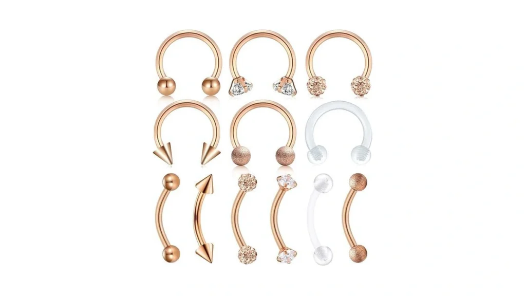 Amazon coupon: Fectas 16g Lip Labret Studs Medusa Pierc