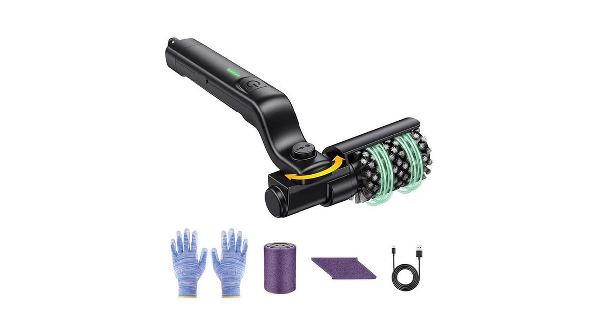 Amazon coupon: Electric Rotary Grill Brush For Bbq 304