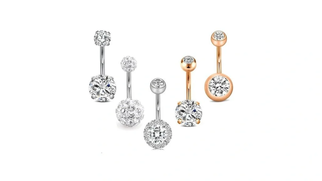 Amazon coupon: Fectas Belly Button Rings Surgical Steel