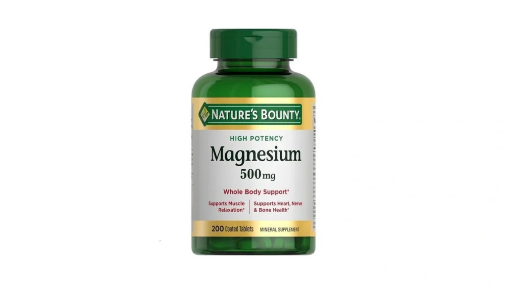Amazon coupon: Nature S Bounty Magnesium 500 Mg Tablets