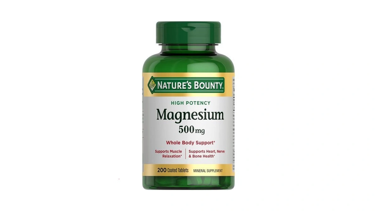 Amazon coupon: Nature S Bounty Magnesium 500 Mg Tablets