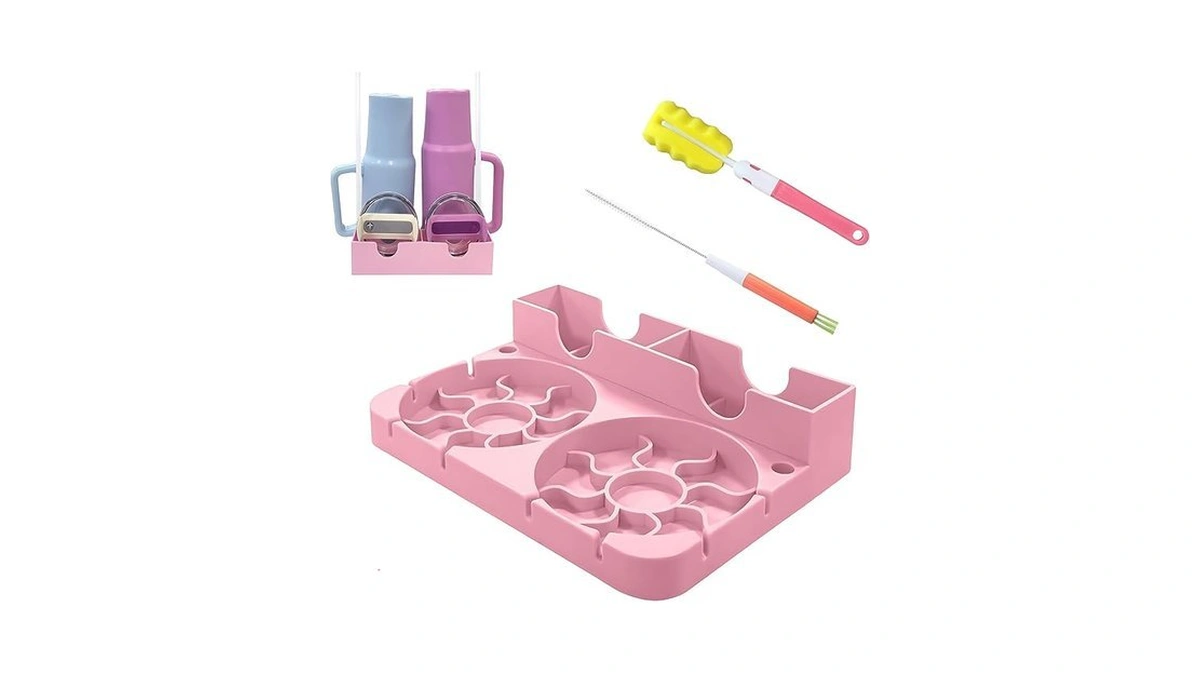 Amazon code: Portable Double Bottle Drying Rack - Ide