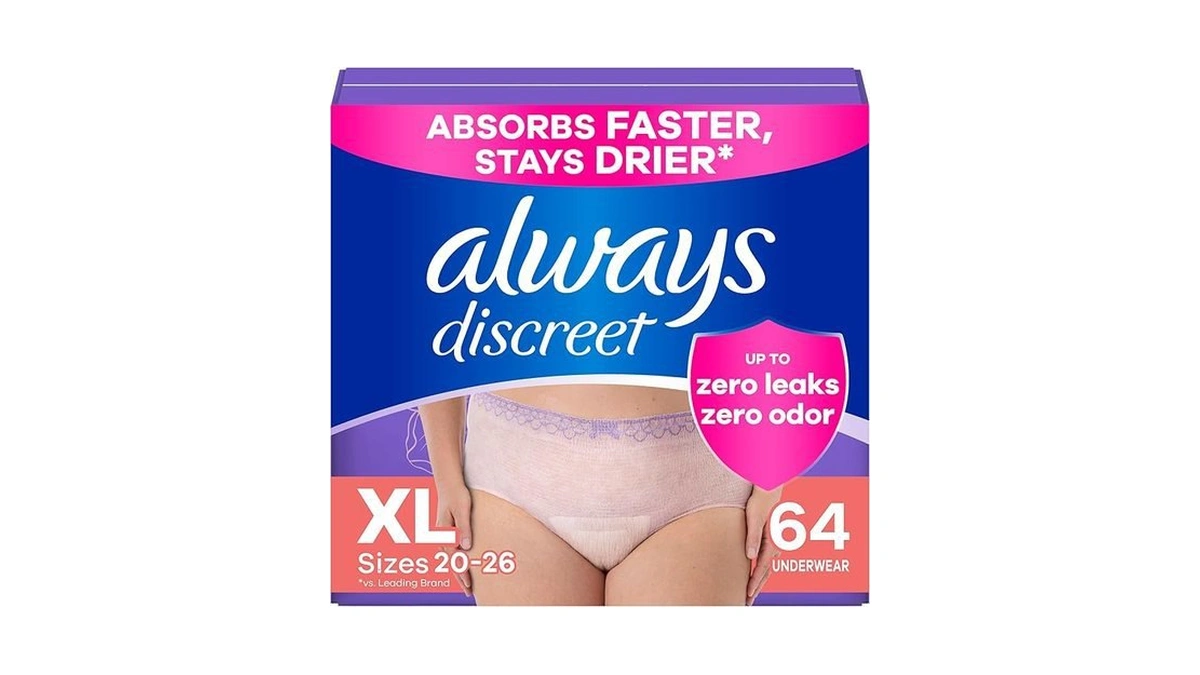 Amazon coupon: Always Discreet Adult Incontinence Under