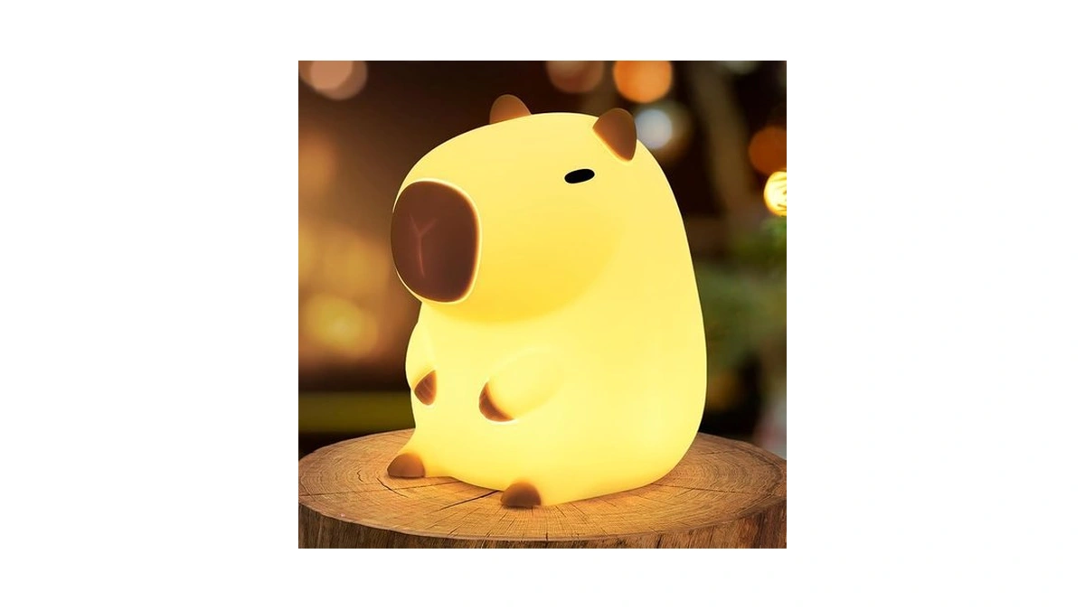 Amazon code: Geamsam Capybara Night Light Cute Silico