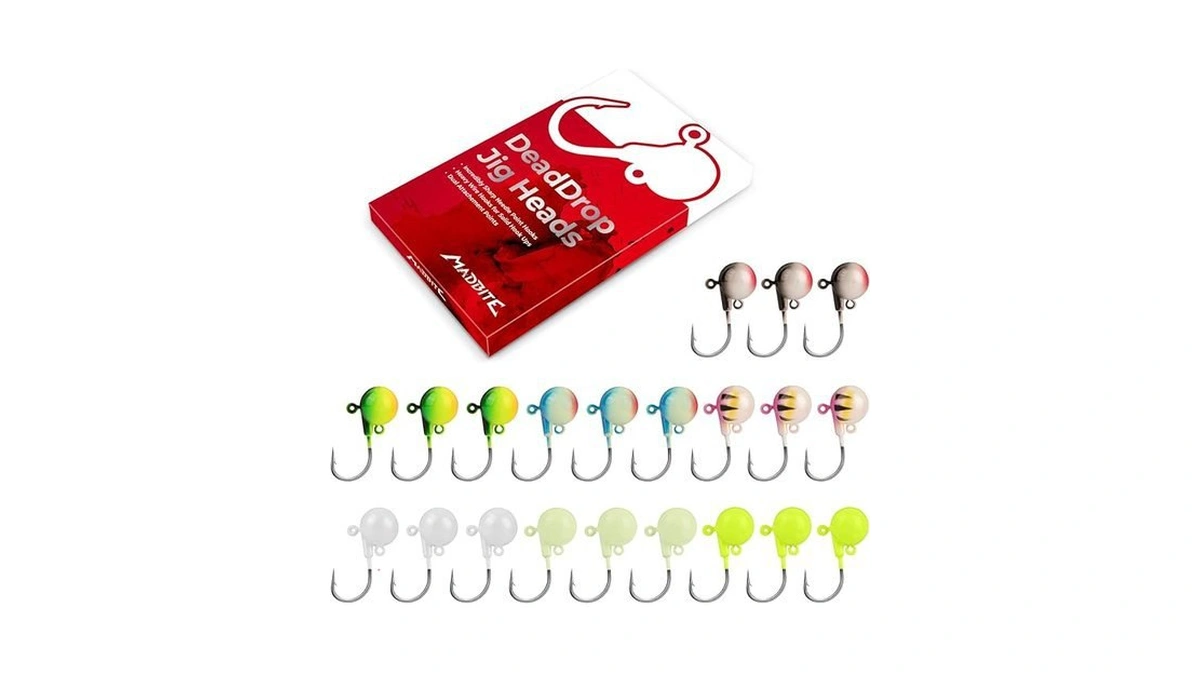 Amazon coupon: Madbite By Kastking Dead Drop Jig Heads