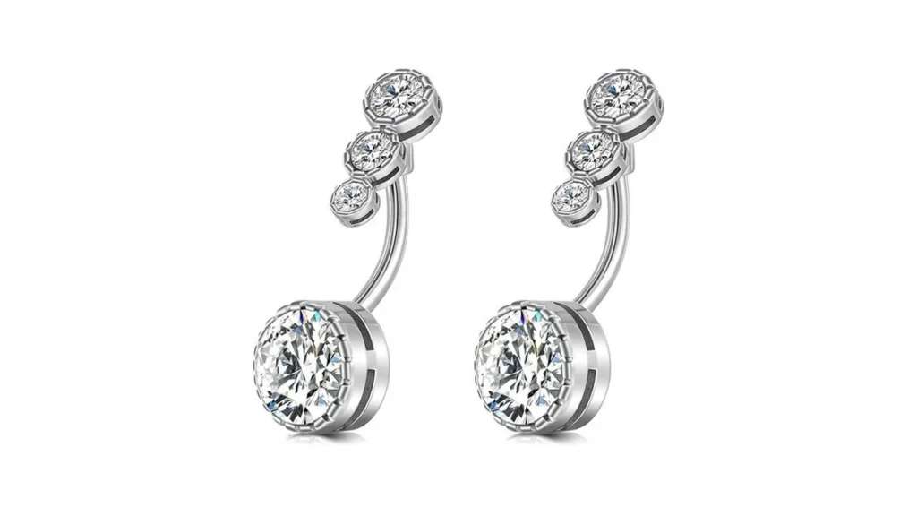 Amazon coupon: Fectas 14g Belly Button Rings Surgical S