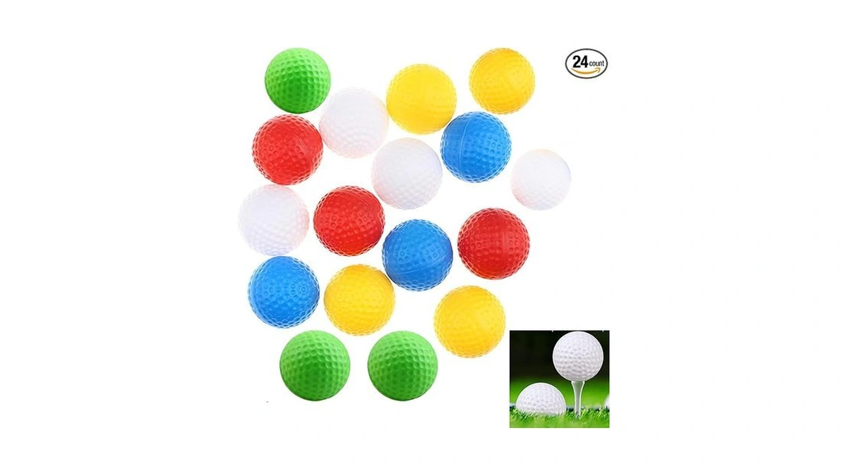 Amazon code: Practice Golf Balls - 24 Pack Colored Pl